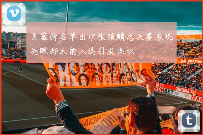 男篮新名单出炉张镇麟总决赛表现亮眼却未能入选引发热议